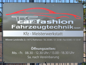 TS car fashion Rathenow, freie KfZ-Meisterwerkstatt